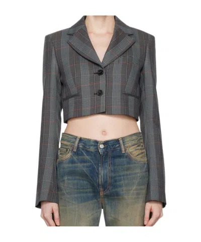 Acne Studios Short Suit Coat In Black