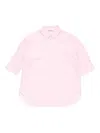 Acne Studios Short-sleeve Organic Cotton Shirt In Pink