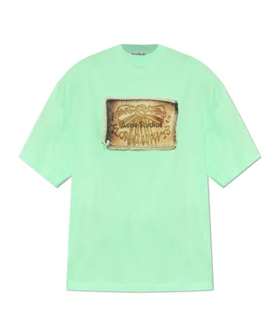 Acne Studios Short-sleeved T-shirt In Blue