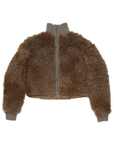 Acne Studios Shoulder Caps. In Brown