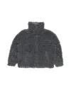 Acne Studios Grey Teddy Bear Bomber Jacket In Gray