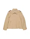 Acne Studios Relaxed Fit Military Style Jacket In Nude