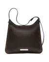 Acne Studios Platt Shoulder Bag In Cracked Leather In Brown