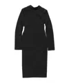 Acne Studios Side-slit Blazer Dress In Black