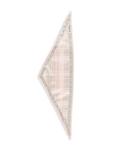 Acne Studios Silk Bandana Scarf In Neutral