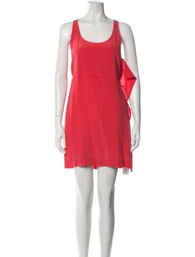 Pre-owned Acne Studios Silk Mini Dress W/ Tags In Pink