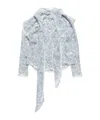 Acne Studios Silk Paisley Blouse In Multi