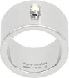ACNE STUDIOS SILVER CRYSTAL RING