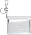 Acne Studios Silver Folded Leather Wallet In White