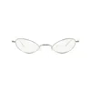 Acne Studios Silver Glasses & Frames Men In White