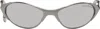 Acne Studios Silver Metal Frame Charm Sunglasses