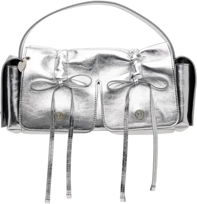 Acne Studios Silver Multipocket Bag