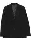 Acne Studios Single-breasted Blazer In Black
