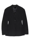 Acne Studios Single-breasted Blazer In Black
