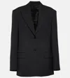 Acne Studios Single-breasted Blazer In Black