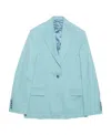 Acne Studios Single-breasted Blazer In Blue
