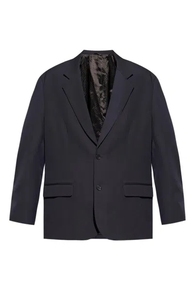 Acne Studios Single-breasted Blazer In Blue