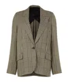 Acne Studios Single-breasted Jacket - Regular Fit In How Brown