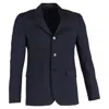 Acne Studios Single-breasted Blazer In Navy Blue Polyester