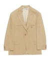 Acne Studios Relaxed Fit Suit Jacket In Nude