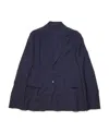 Acne Studios Single-breasted Buttoned Blazer In Black