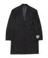 Acne Studios Single-breasted Wool Coat In Black