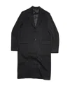 Acne Studios Single Breasted Coat In Black
