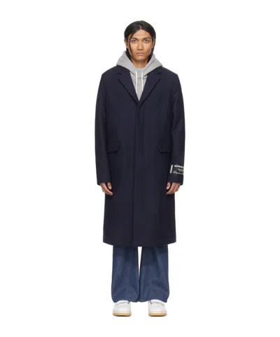 Acne Studios Single-breasted Coat In Black