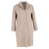 Acne Studios Single-breasted Coat In Multicolor Wool In Neutral