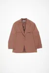 Acne Studios Jacket In Metallic Brown