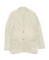 Acne Studios Single-breasted Lightweight Blazer In Nude
