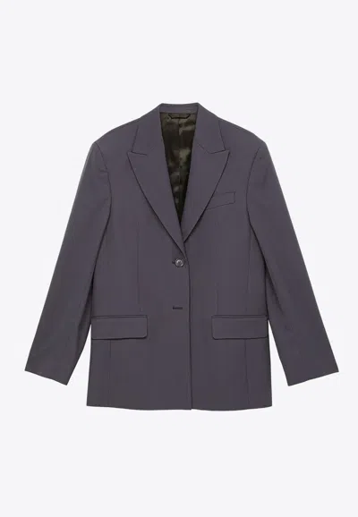 ACNE STUDIOS SINGLE-BREASTED TAILORED BLAZER