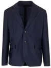 Acne Studios Single-breasted Tailored Blazer In Blue