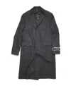 Acne Studios Single-breasted Wool Blend Coat In Black