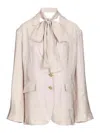 Acne Studios Single-breasted Jacket In Neutral