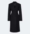 Acne Studios Single-breasted Wool Coat In Black