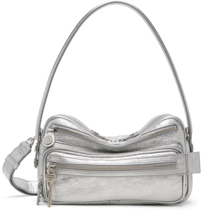 Acne Studios Sivler Camero Party Bag In Silver