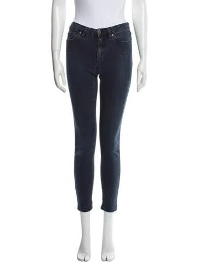 Pre-owned Acne Studios Skin 5 Deep Skinny Leg Jeans In Blue