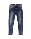 Acne Studios Skin 5 Skinny Jeans In Navy Blue Cotton Denim In Blue