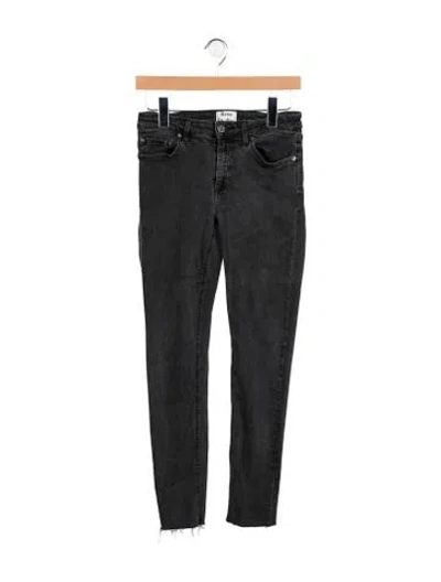 Pre-owned Acne Studios Skin 5 Used Black Skinny Leg Jeans