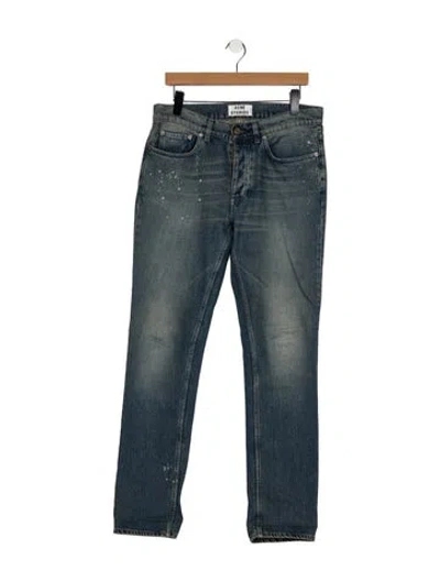 Pre-owned Acne Studios Skinny Jeans In Blue