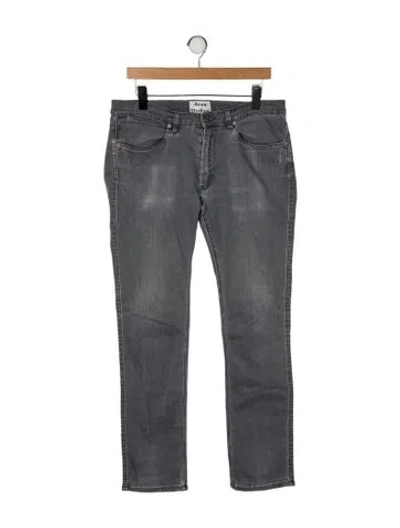 Pre-owned Acne Studios Skinny Jeans In Gray