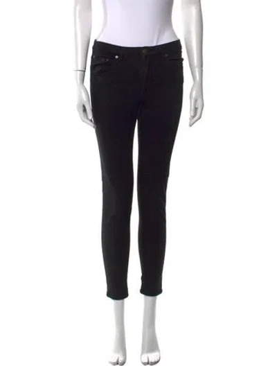 Pre-owned Acne Studios Skinny Leg Pants In Black
