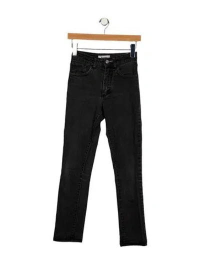 Pre-owned Acne Studios Skinny Leg Pants In Black