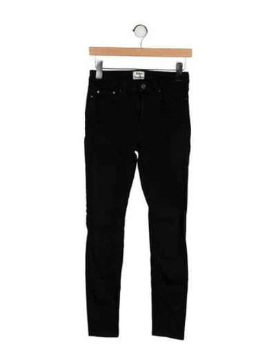 Pre-owned Acne Studios Skinny Leg Pants In Black