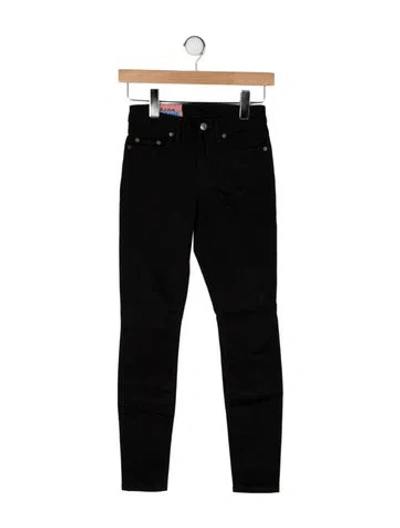 Pre-owned Acne Studios Skinny Leg Pants In Black