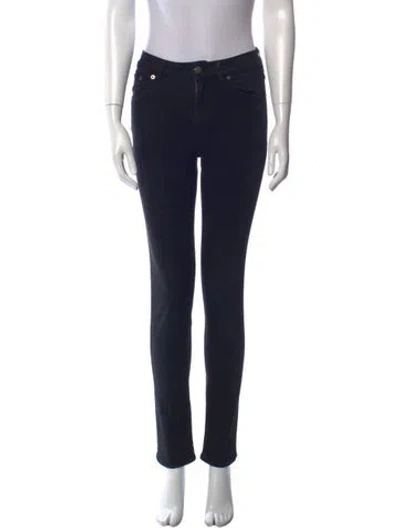 Pre-owned Acne Studios Skinny Leg Pants In Blue