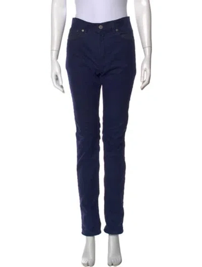 Pre-owned Acne Studios Skinny Leg Pants In Blue
