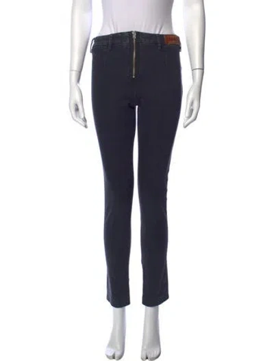 Pre-owned Acne Studios Skinny Leg Pants In Blue