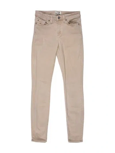 Pre-owned Acne Studios Skinny Leg Pants In Gray